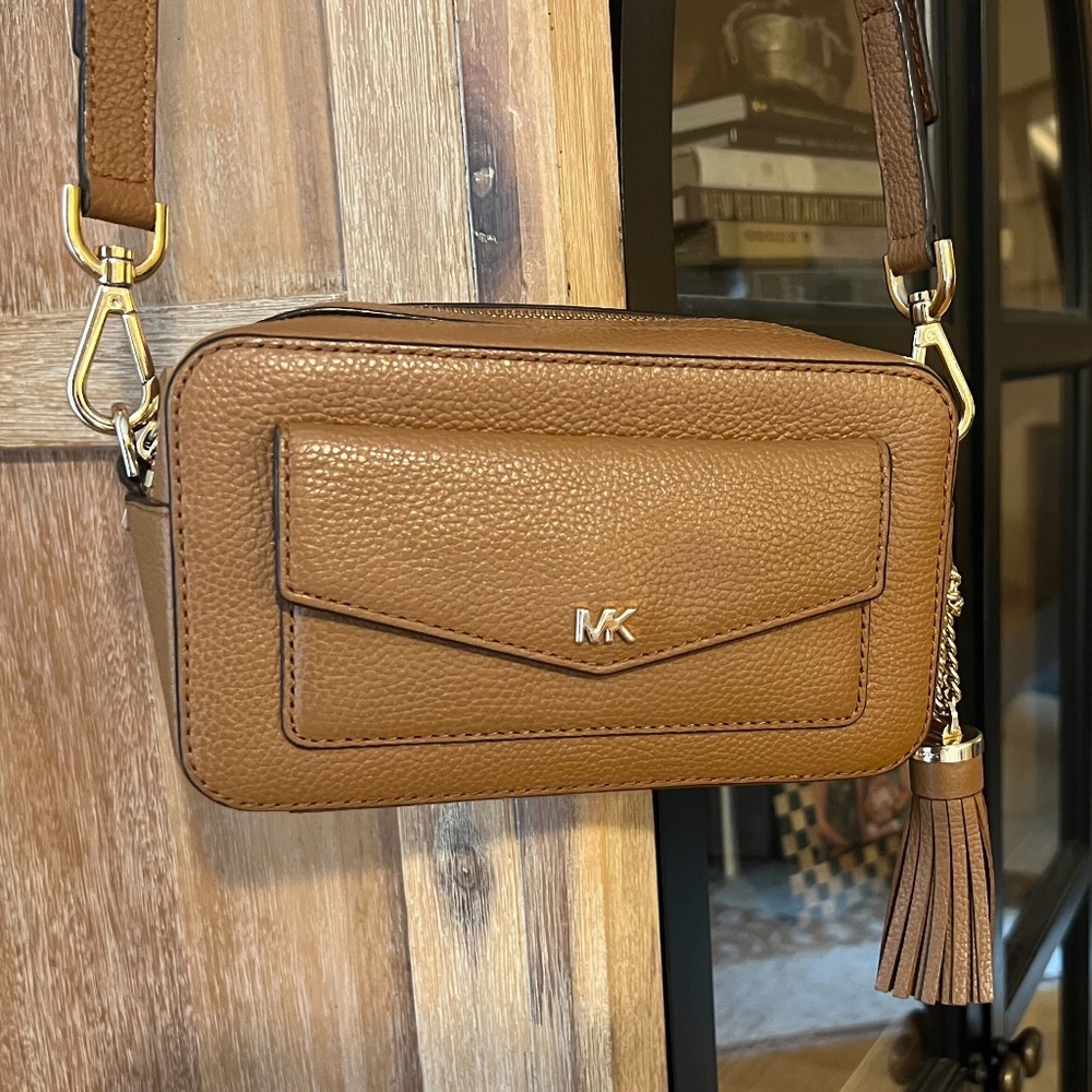 Michael Kors Small Pebbled Leather Camera Bag